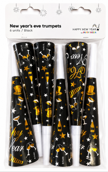 6 Trompetas Negras Happy New Year