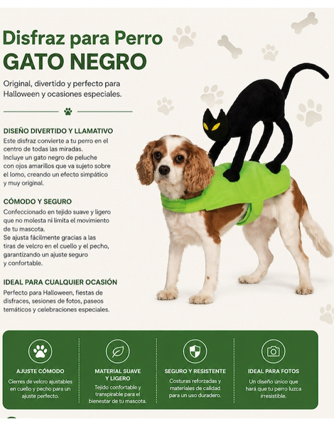 Disfraz Perro con Gato encima