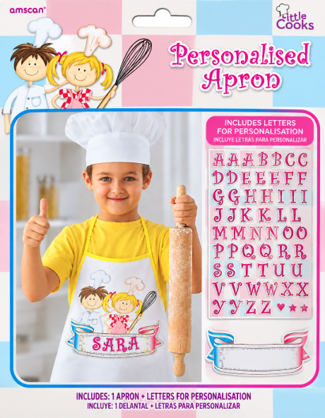 Delantal para personalizar infantil