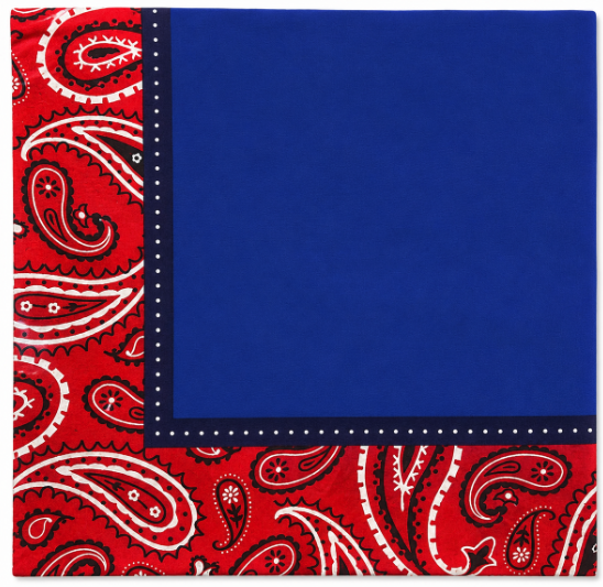 Servilletas Bandana Blue 16 Und
