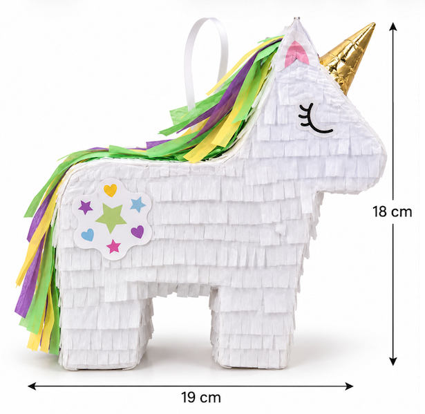 Mini Piñata Sweet Unicornio 19x18 cms.