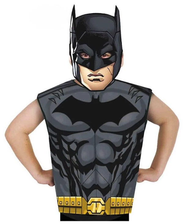 Mascara + Camiseta  Batman 3/6 años