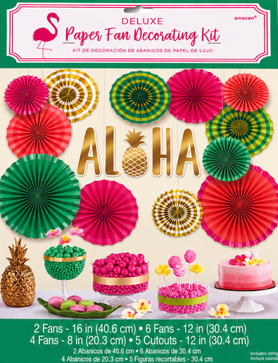 Kit Decoración Deluxe Aloha Hawaii