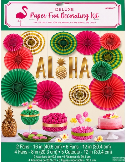 Kit Decoración Deluxe Aloha Hawaii
