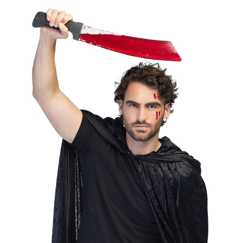 Machete con sangre líquida  51 cms.