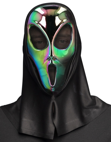 Máscara alien con capucha