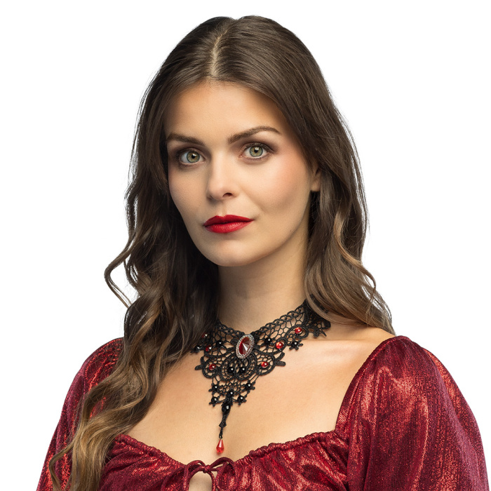 Gargantilla decorada Vampira