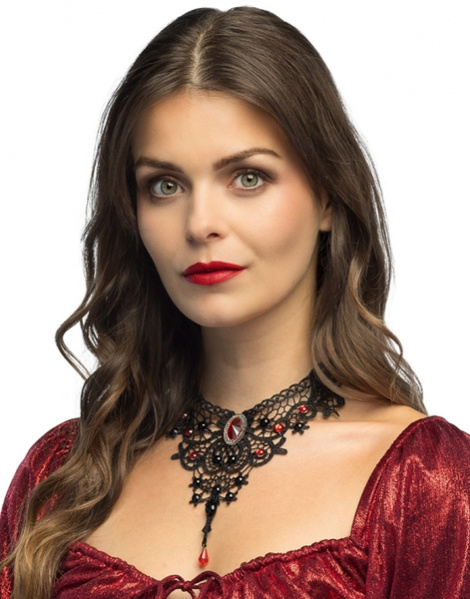 Gargantilla decorada Vampira