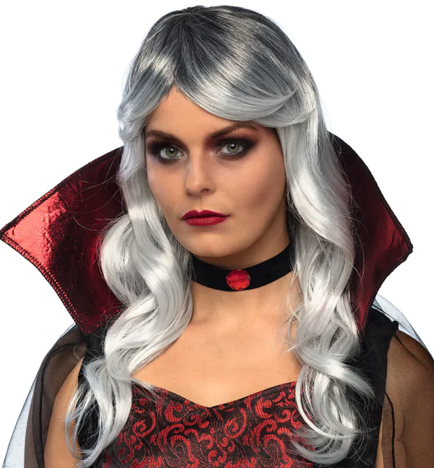 Peluca canosa Vampiresa