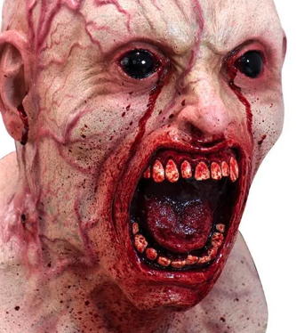 Máscara Zombie infectado deluxe