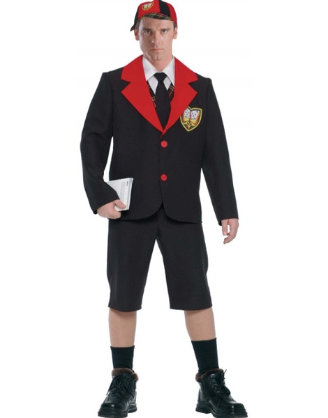 Disfraz Colegial de los 80 adulto