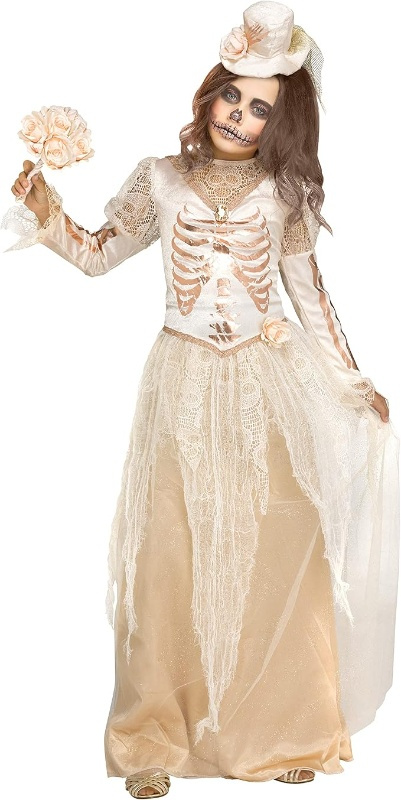 Disfraz Novia Victoriana  niña deluxe
