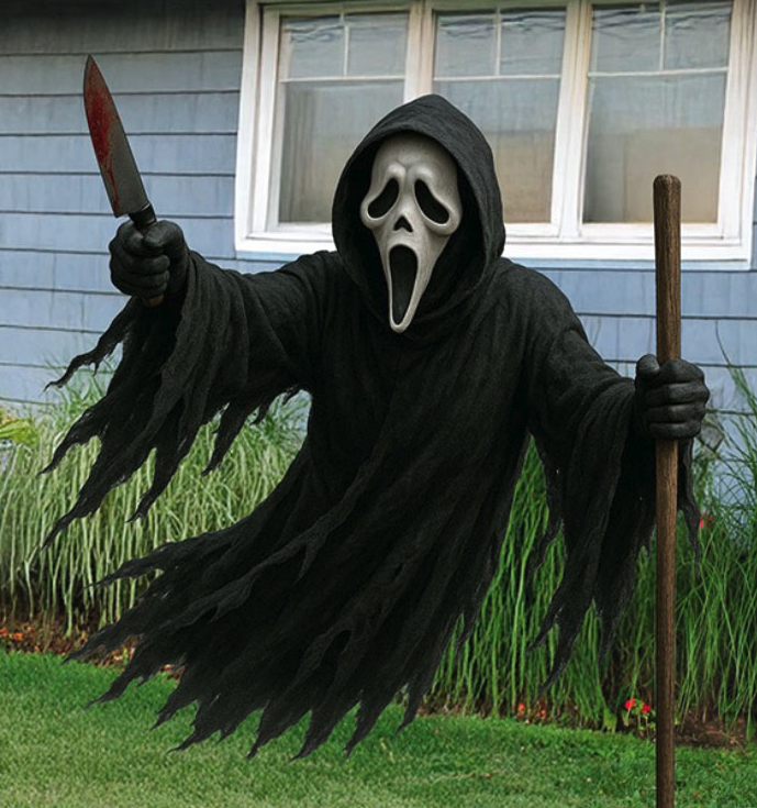 Flying Ghost Face (Scream) 150cms.