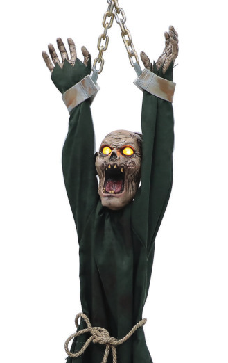 Figura Zombie colgante temblores 140cms
