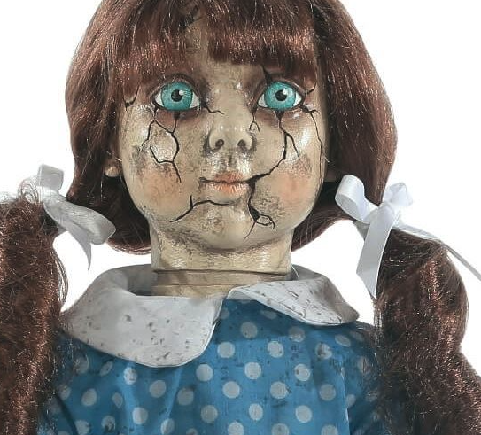 Muñeca Dolly terror cabeza giratoria