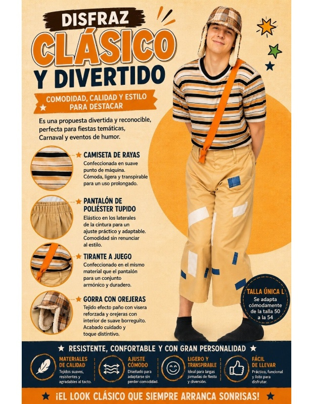 Disfraz Chico de Barrio nuevo adulto