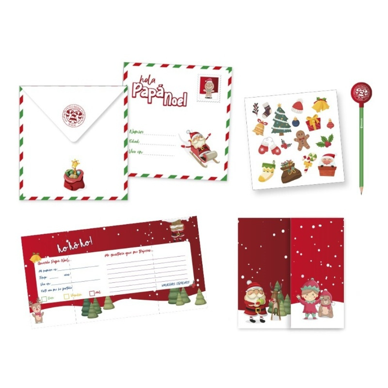 Carta Papa Noel con sobre