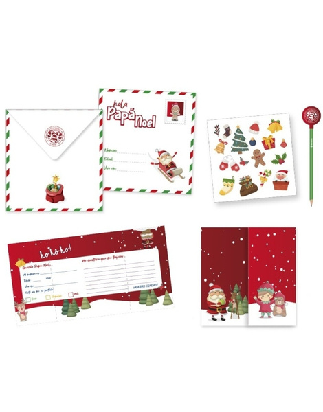 Carta Papa Noel con sobre