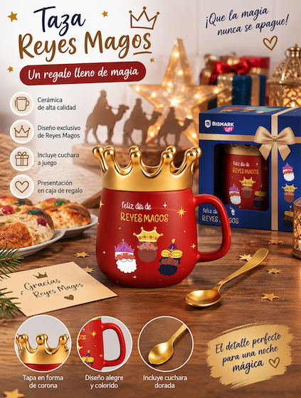 Set Taza Reyes Mago deluxe