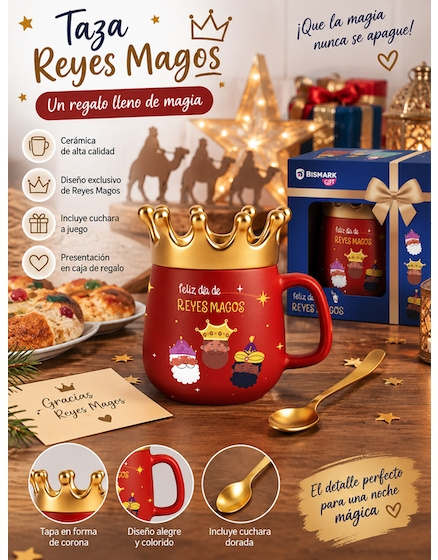 Set Taza Reyes Mago deluxe