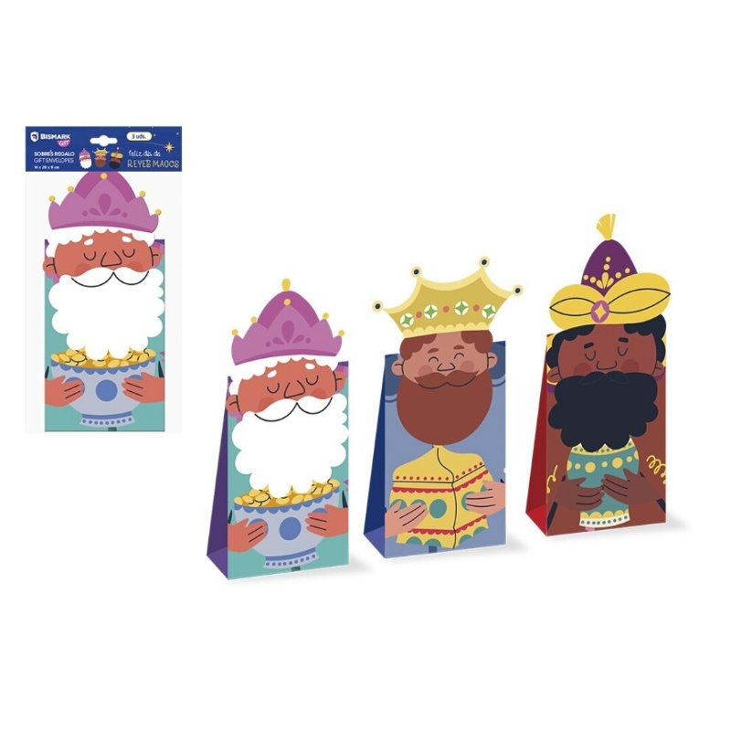 3 Sobres regalo Reyes Mago