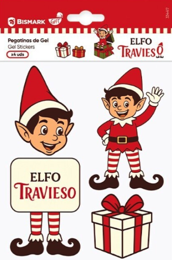 Elfo pegatinas de gel