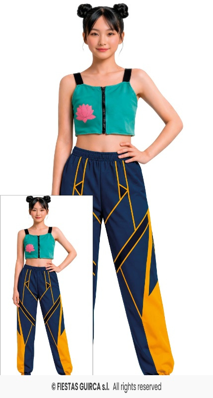 Disfraz Pop Star Lotus Lite AD