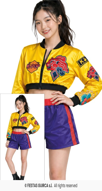 Disfraz Pop Star Nova Lite mujer