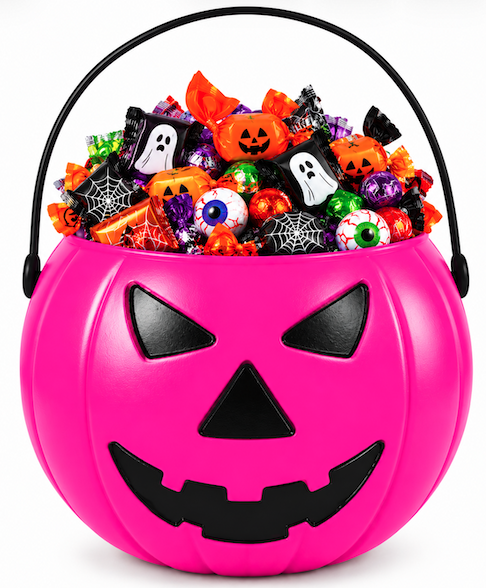 Cubo Calabaza Fucsia 18 cms. sin tapa