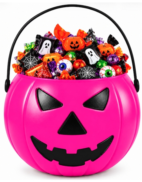 Cubo Calabaza Fucsia 18 cms. sin tapa