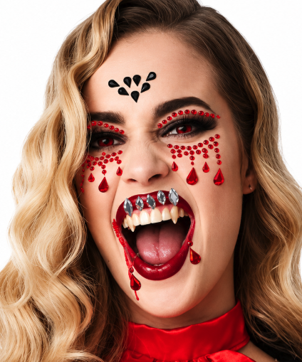 Gemas para la cara Vampiresa
