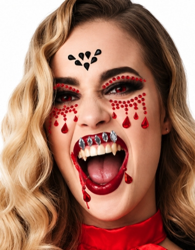 Gemas para la cara Vampiresa