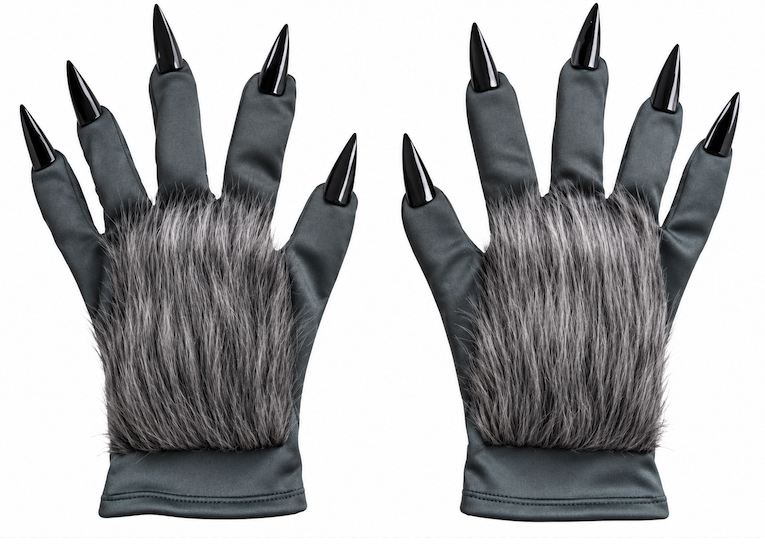Guantes Lobo con pelo adulto