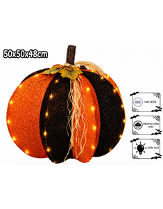 Calabaza gigante 50x50x50cm. 80 LED