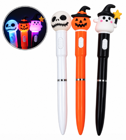 Bolígrafo Halloween con luz
