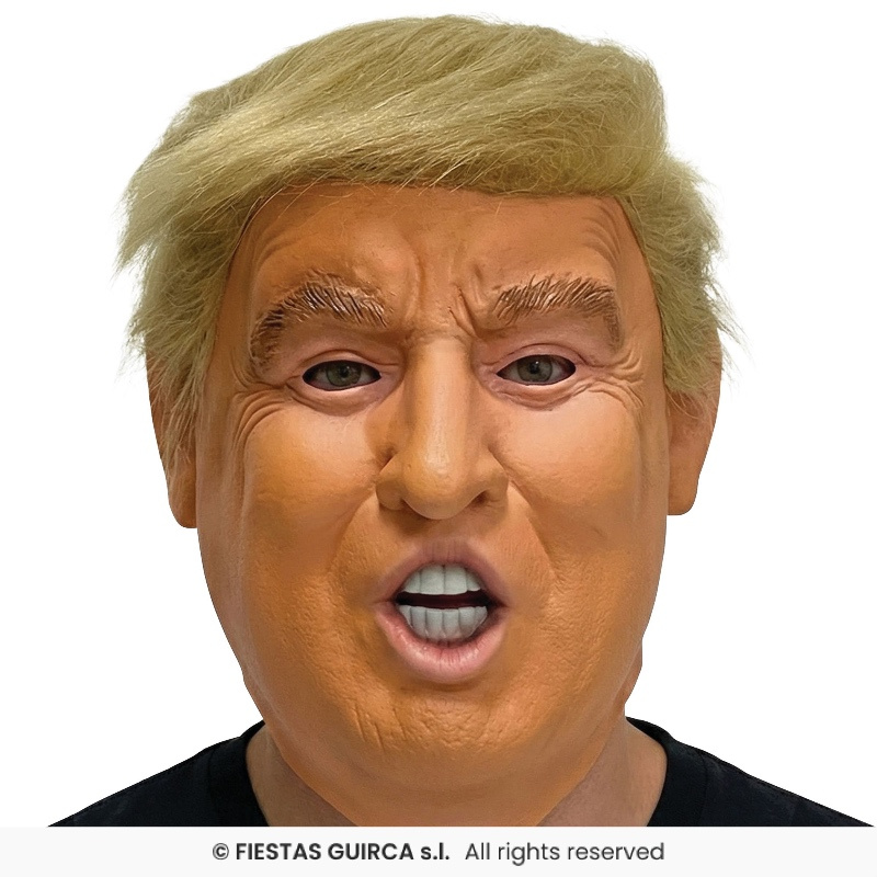Máscara Presidente con pelo