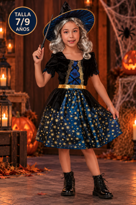 Disfraz Brujita celestial infantil