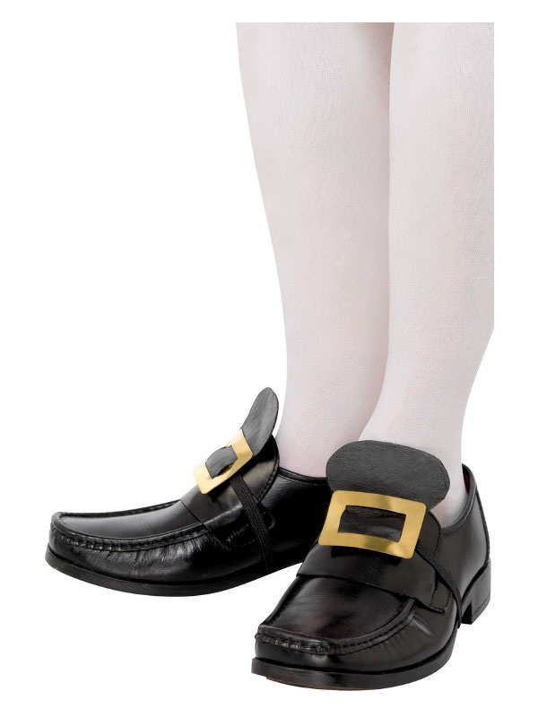 Hebillas doradas para zapatos con goma