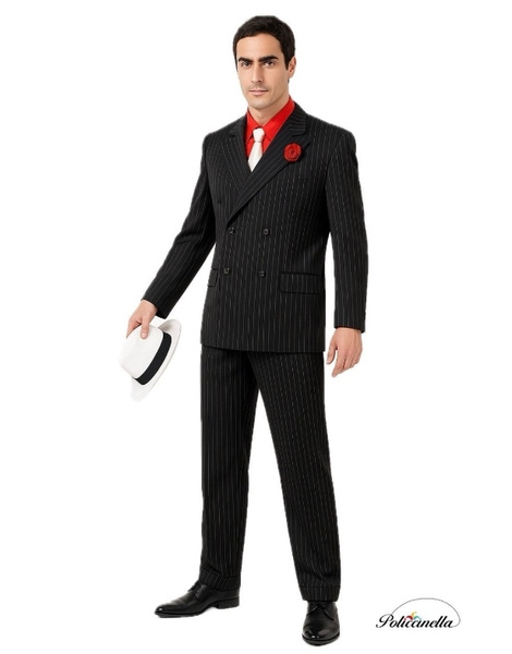 Disfraz Alcapone negro hombre