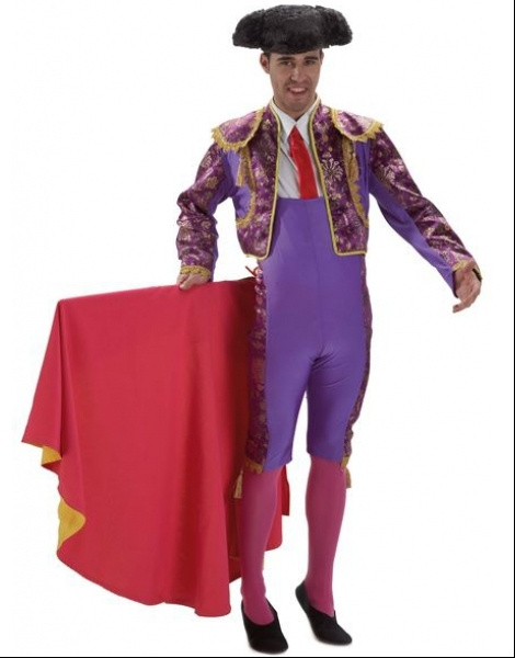 Traje Touro Adulto Lilás