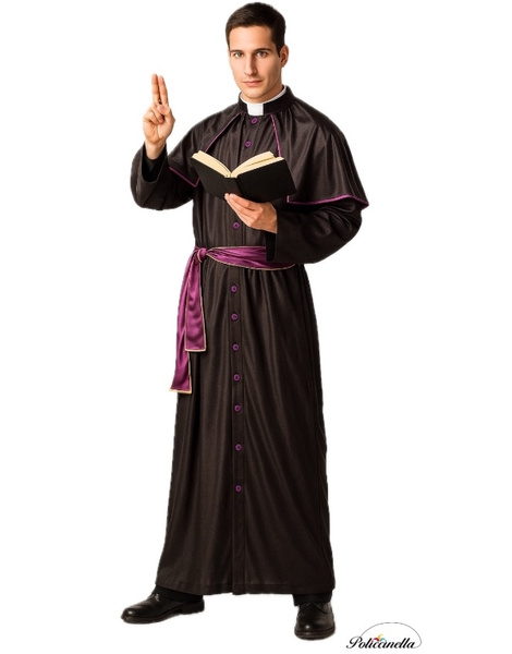 Disfraz Cura monseñor para hombre