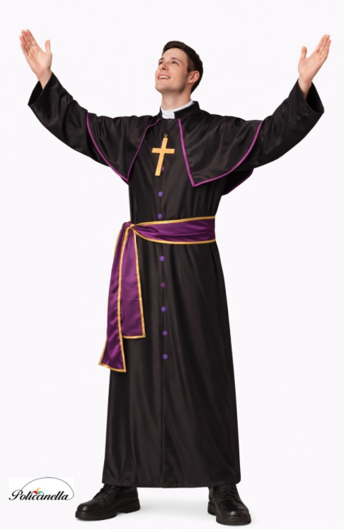 Disfraz Cura monseñor adulto