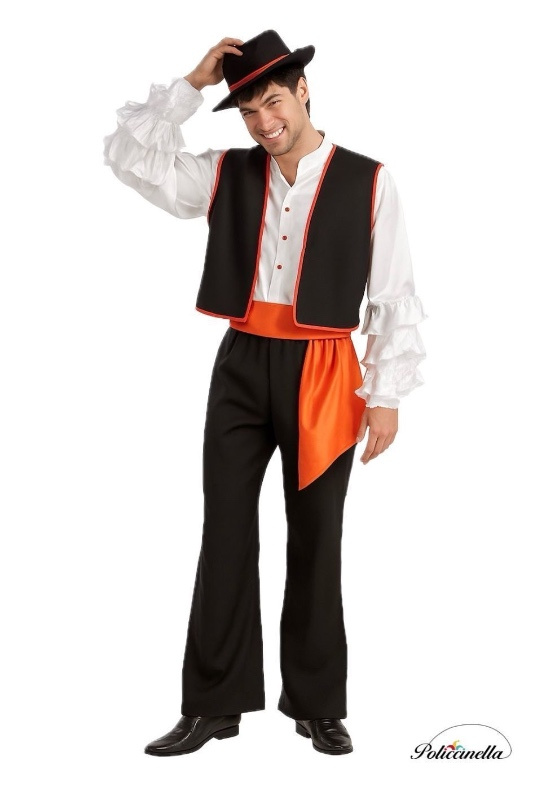 Disfraz Bodeguero - Flamenco Adulto