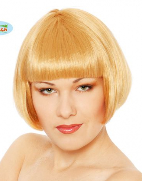 Peluca media melena rubia