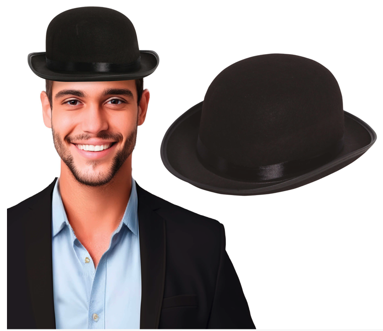 Feltro preto Bombin Adulto