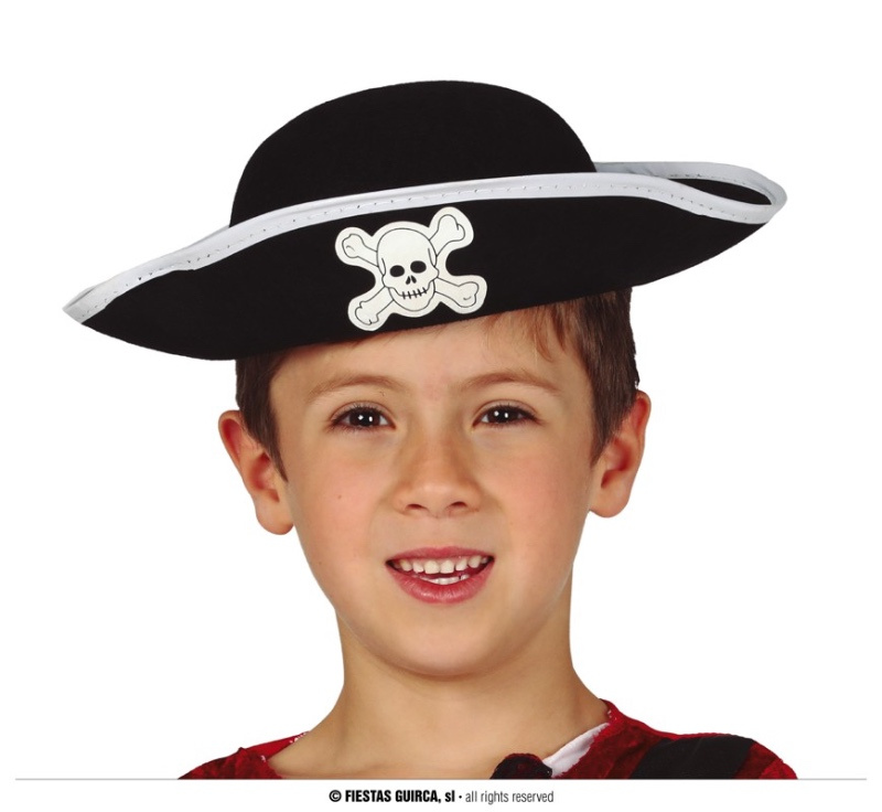 Sombrero Pirata fieltro infantil