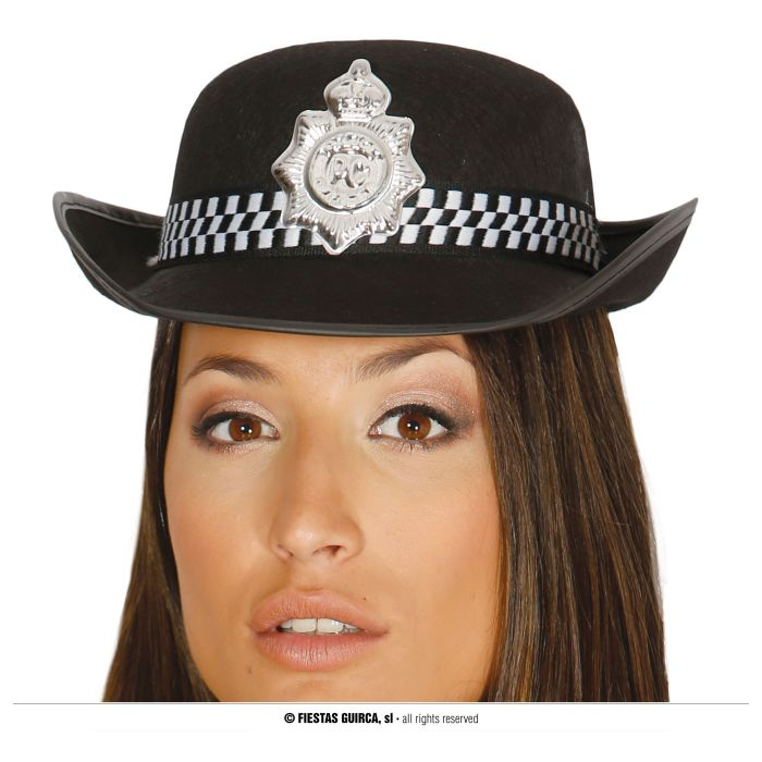 Gorro Policía fieltro para mujer