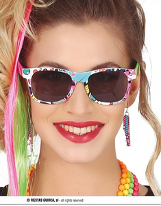 Gafas multicolor años 80