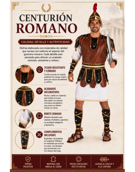 Disfraz Romano hombre