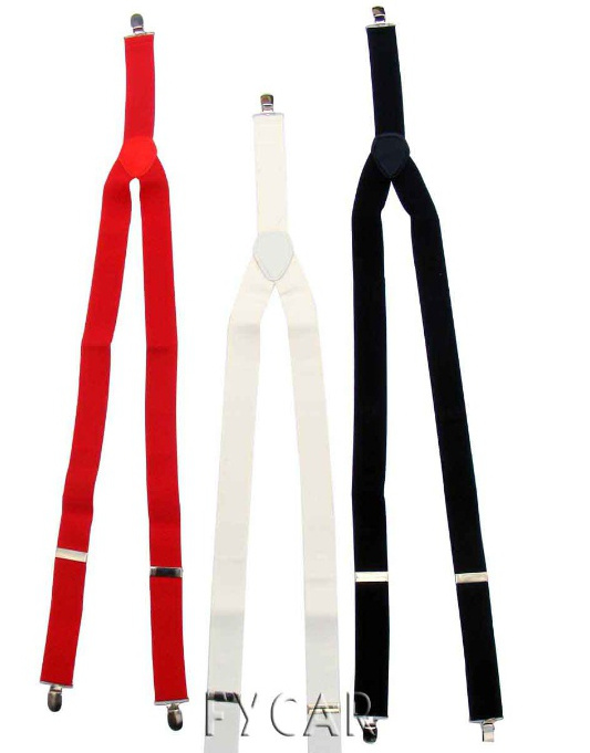 Tirantes Ancho Lujo Blanco,rojo, Negro